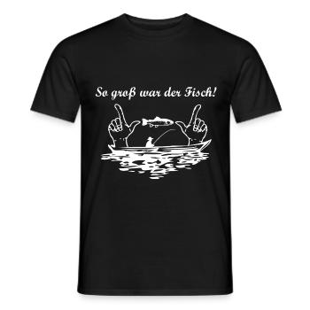 Fisch Angler Fischer Geschenkidee angeln Forelle - Männer T-Shirt - Schwarz - Vorne - AI Model Male 178 light (178cm)