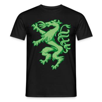 steirischer Panther Wappen Steiermark Geschenk - Männer T-Shirt - Schwarz - Vorne - AI Model Male 178 light (178cm)