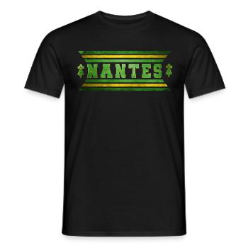 Football Nantes vintage - T-shirt homme - noir - Devant - AI Model Male 178 light (178cm)