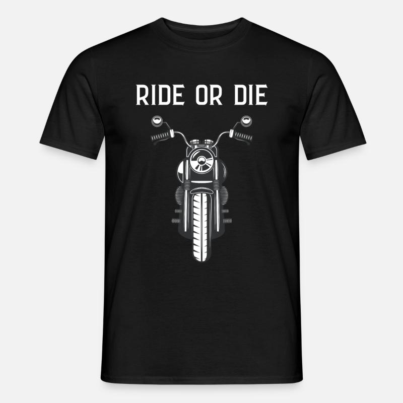 Reite oder stirb - Männer T-Shirt - Schwarz
