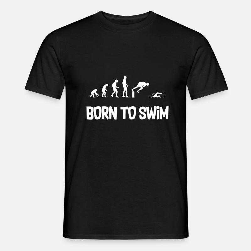 Evolution Tshirt Natation - T-shirt homme - noir