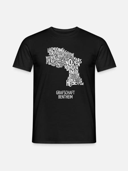 Grafschaft Bentheim - Männer T-Shirt - Schwarz