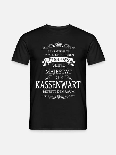 Seine Majestät der Kassenwart aus dem Verein Shirt - Männer T-Shirt - Schwarz