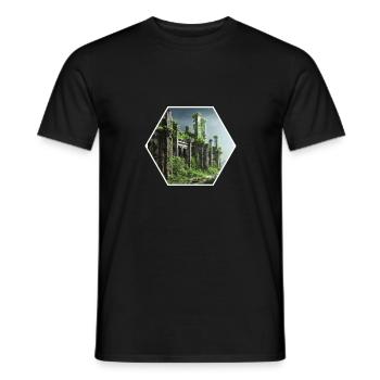 Ruines de la civilisation - T-shirt homme - noir - Devant - AI Model Male 178 light (178cm)
