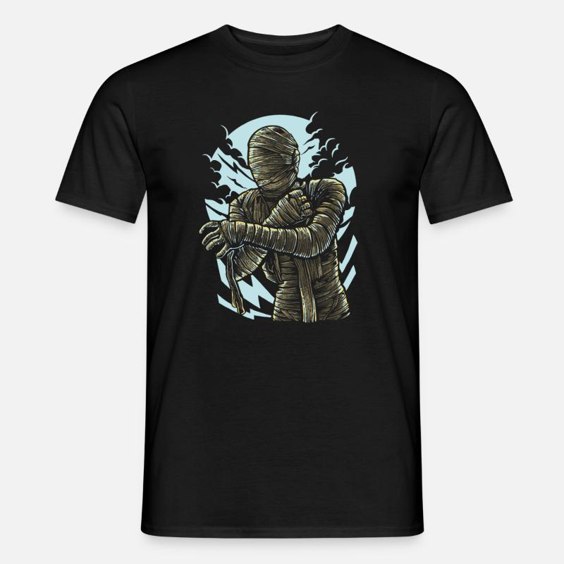 Coole Mumie Comic Cartoon Geschenk - Männer T-Shirt - Schwarz