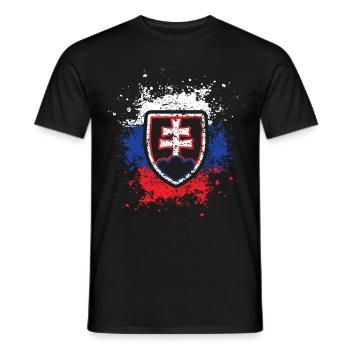 Slowenien EU - Männer T-Shirt - Schwarz - Vorne - AI Model Male 178 light (178cm)