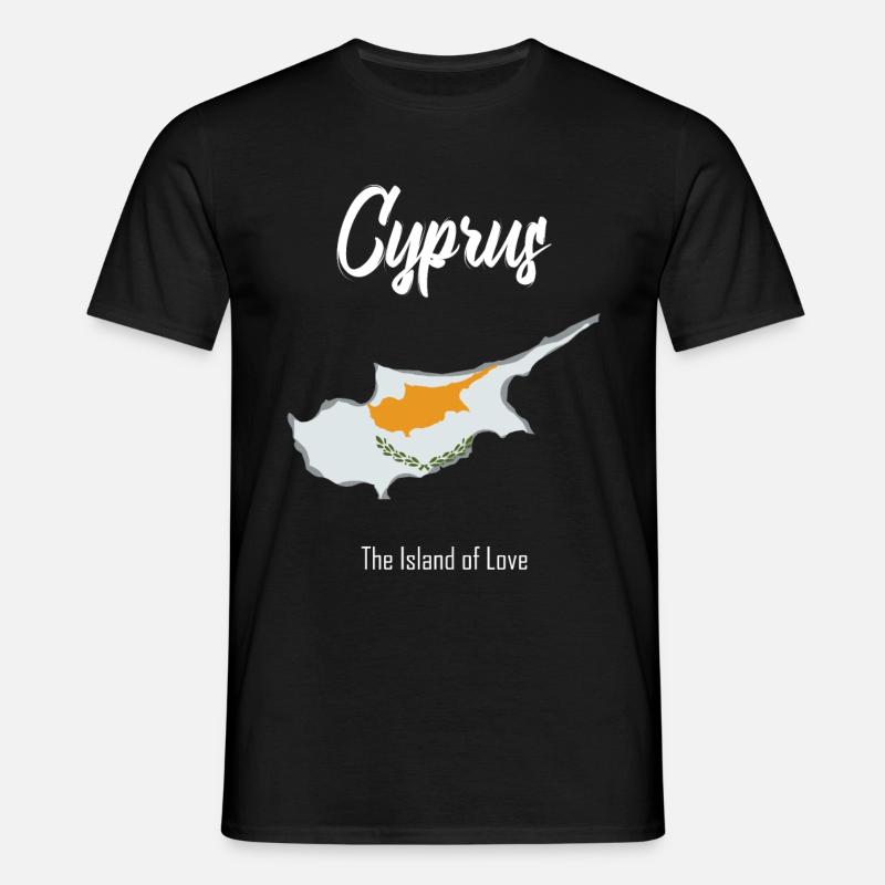 Cipro - Maglietta da uomo - nero