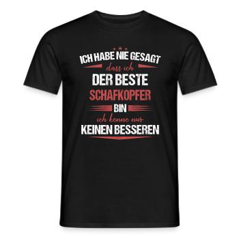 Schafkopfen Schafkopf Kartenspiel Spruch - Männer T-Shirt - Schwarz - Vorne - AI Model Male 178 light (178cm)