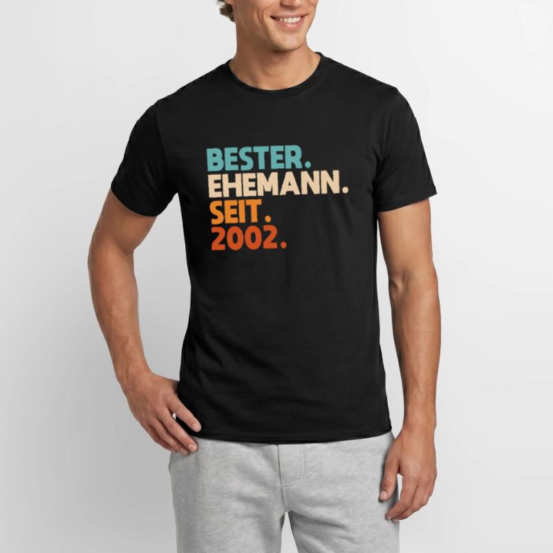 BESTER EHEMANN SEIT 2002 Männer T-Shirt