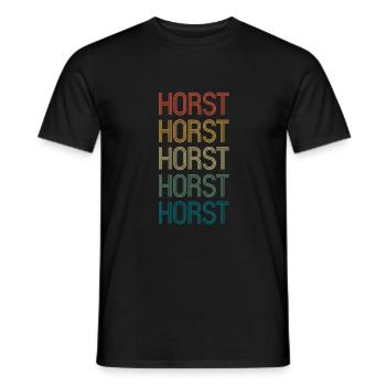 HORST Vorname Geburtstag Name Spruch - Männer T-Shirt - Schwarz - Vorne - AI Model Male 178 light (178cm)