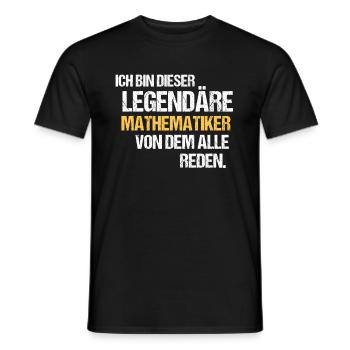Mathematiker Legende Mathematiker - Männer T-Shirt - Schwarz - Vorne - AI Model Male 178 light (178cm)