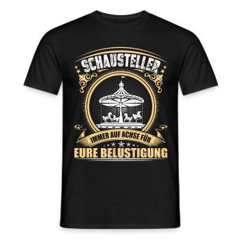 Schausteller Schaustellerin Beruf - Männer T-Shirt - Schwarz - Vorne - AI Model Male 178 light (178cm)