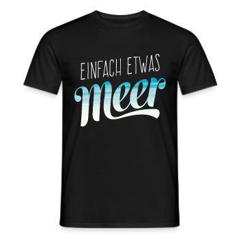 Cooles Meer Strand Sommer Sonne Urlaub Geschenk - Männer T-Shirt - Schwarz - Vorne - AI Model Male 178 light (178cm)