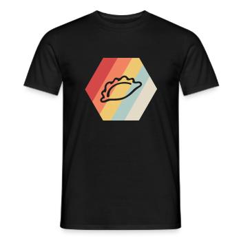 Pierogi Teigtaschen Piroshky Golabki Teig Geschenk - Männer T-Shirt - Schwarz - Vorne - AI Model Male 178 light (178cm)