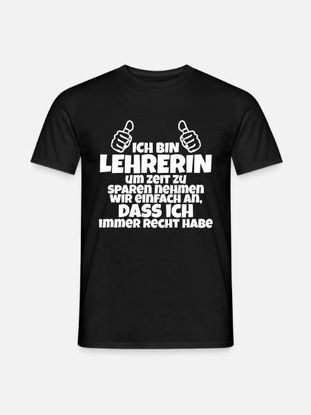 Lehre Lehrer Lehren Lehrerin Spruch Geschenk - Männer T-Shirt - Schwarz
