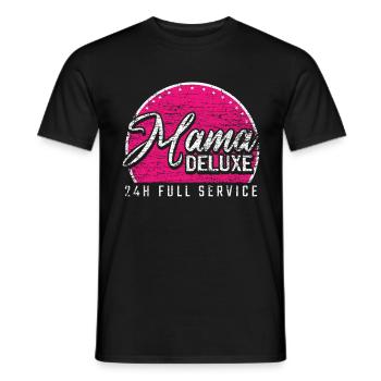 Muttertag Mutter Mummy Spruch 24 Stunden Geschenk - Männer T-Shirt - Schwarz - Vorne - AI Model Male 178 light (178cm)