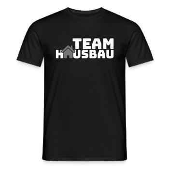 Small Builder Young House Building Team Crew Gift - Men's T-Shirt - black - Front - AI Model Male 178 light (178cm)