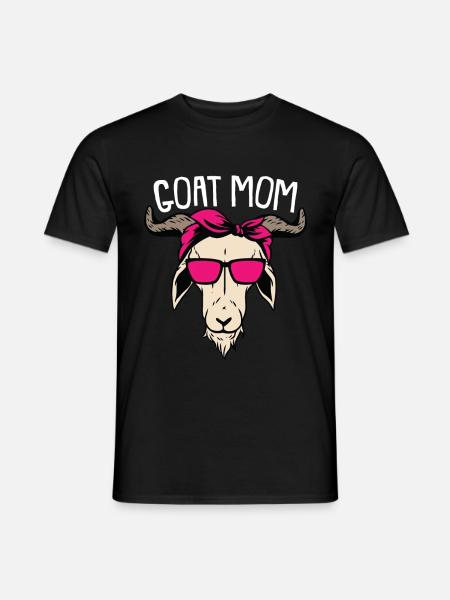 Goats Mama Farmer Spruich Gift - Men's T-Shirt - black