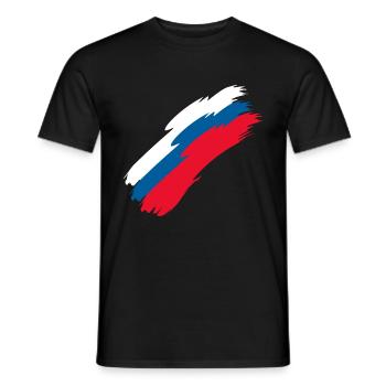 République tchèque - T-shirt homme - noir - Devant - AI Model Male 178 light (178cm)