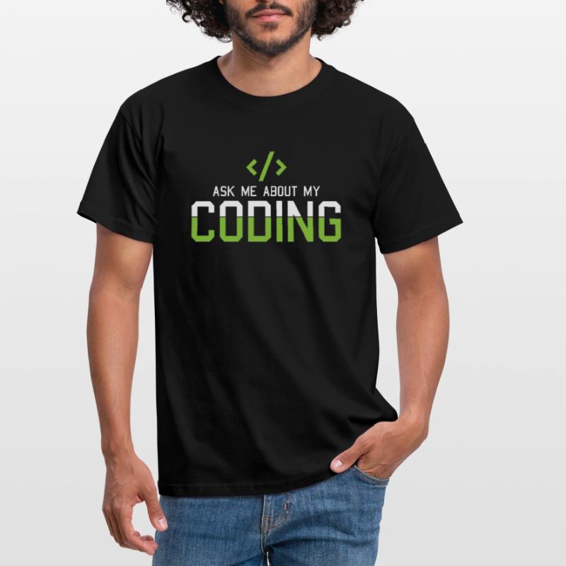 Hacking Programmierer Hacker Code Coding Geschenk Männer T-Shirt