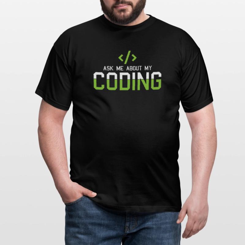 Hacking Programmierer Hacker Code Coding Geschenk Männer T-Shirt