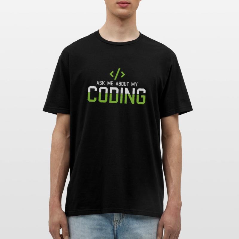 Hacking Programmierer Hacker Code Coding Geschenk Männer T-Shirt