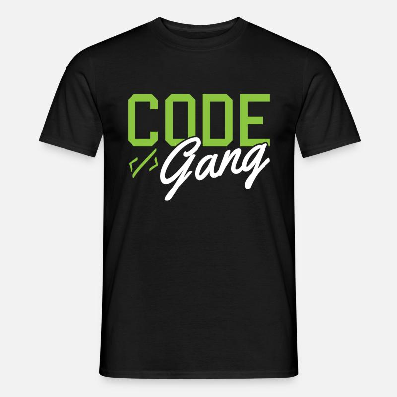 Hacking Programmer Hacker Code Coding Cadeau - T-shirt homme - noir