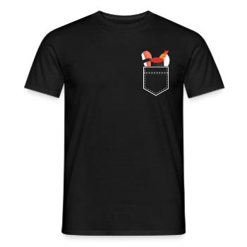 Sushi Japanisch Reis Spruch Geschenk - Männer T-Shirt - Schwarz - Vorne - AI Model Male 178 light (178cm)