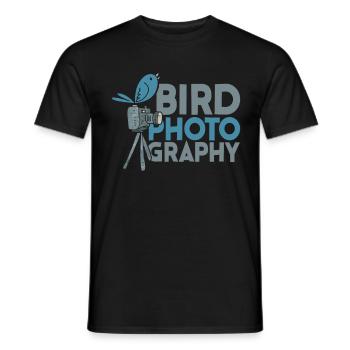 Vogel Fotografie - Männer T-Shirt - Schwarz - Vorne - AI Model Male 178 light (178cm)