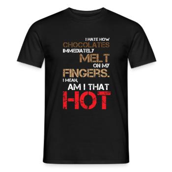 Anime Manga Japan Kawaii Funny Saying Gift - Men's T-Shirt - black - Front - AI Model Male 178 light (178cm)