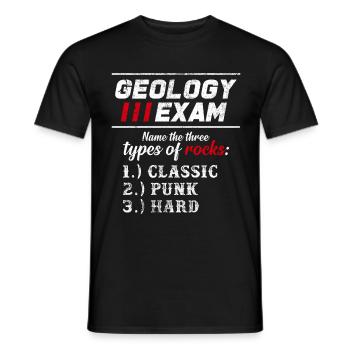 Three Types Of Rock Classic Punk Hard Geschenkidee - Männer T-Shirt - Schwarz - Vorne - AI Model Male 178 light (178cm)