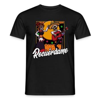 Day of the Dead | Mexican holiday Gift - Men's T-Shirt - black - Front - AI Model Male 178 light (178cm)