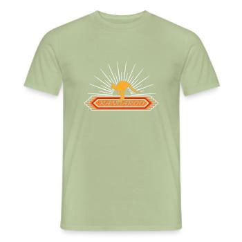 kangaroo - Men's T-Shirt - sage - Front - AI Model Male 178 light (178cm)