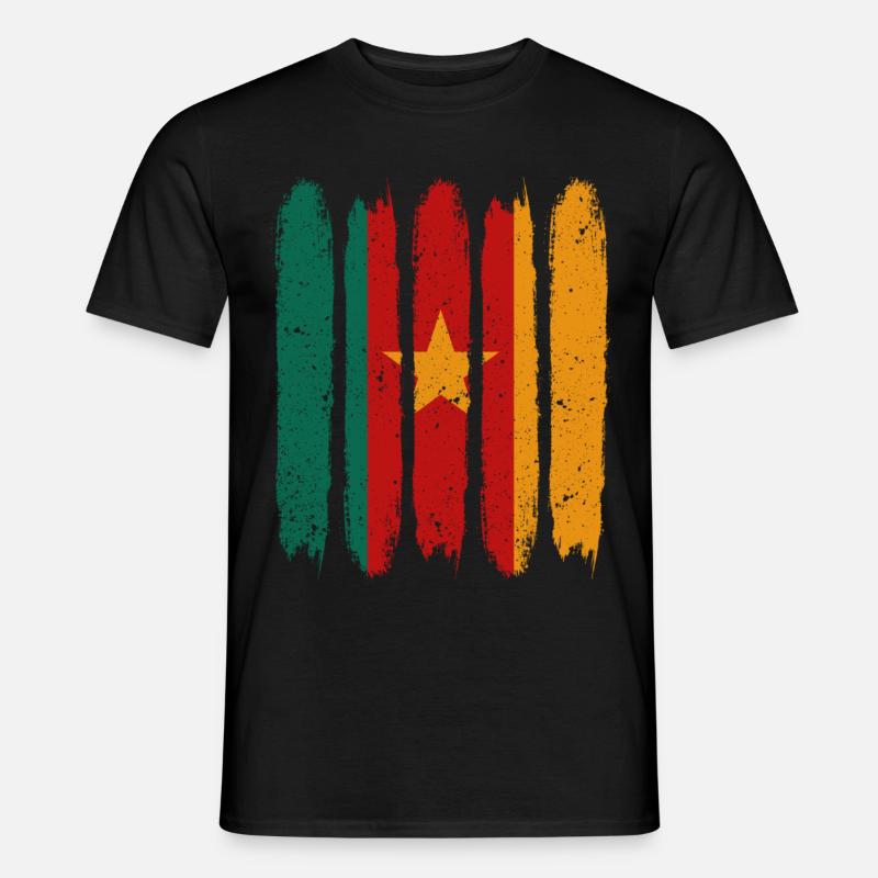 Kamerun - Männer T-Shirt - Schwarz