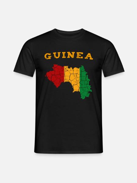 Cool cadeau de Conakry pour la République de Guinée - T-shirt homme - noir