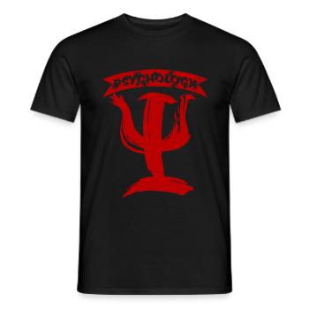 Psychologe - Männer T-Shirt - Schwarz - Vorne - AI Model Male 178 light (178cm)