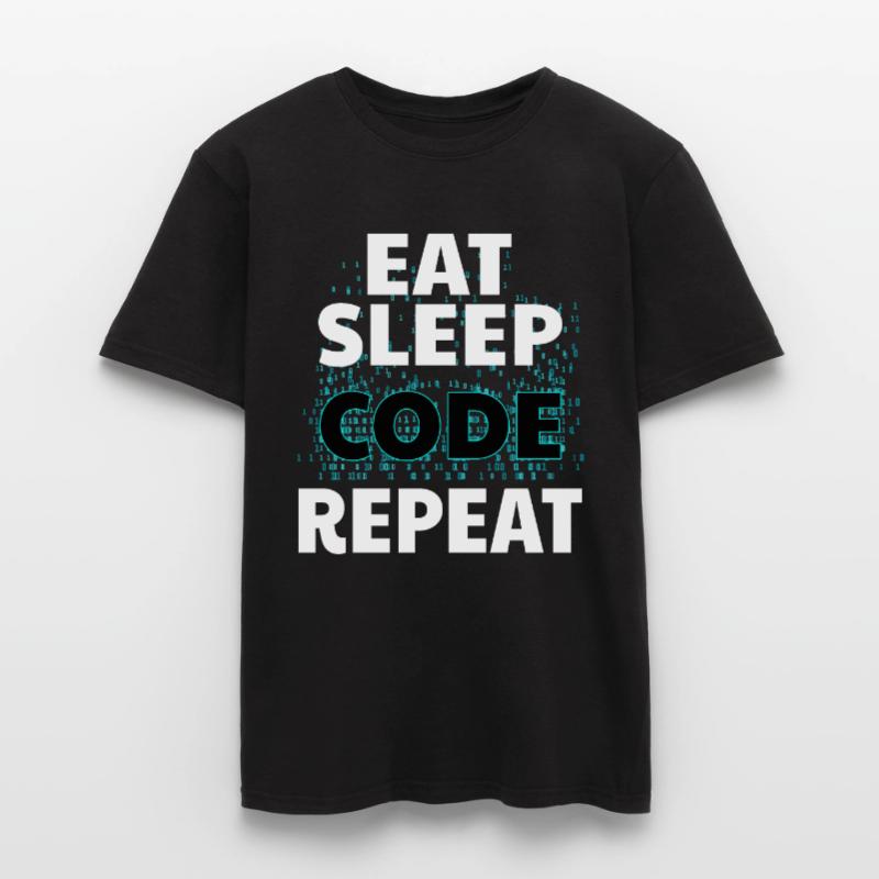 Eat Sleep Code Computer Science Programming Nerd Java Men's T-Shirt