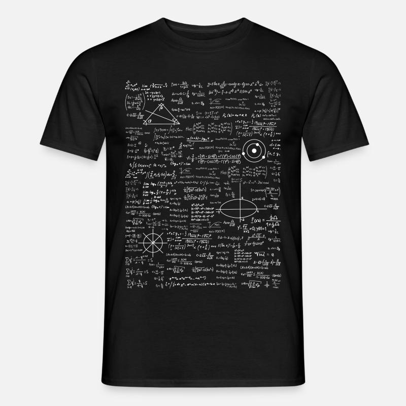 Mathematik Student - Männer T-Shirt - Schwarz