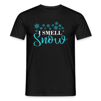 I Smell Snow No. 3 - Men's T-Shirt - black - Front - AI Model Male 178 light (178cm)