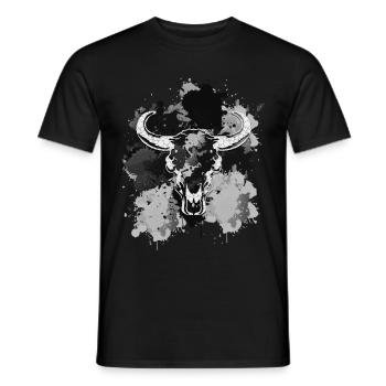 Taureau - T-shirt homme - noir - Devant - AI Model Male 178 light (178cm)