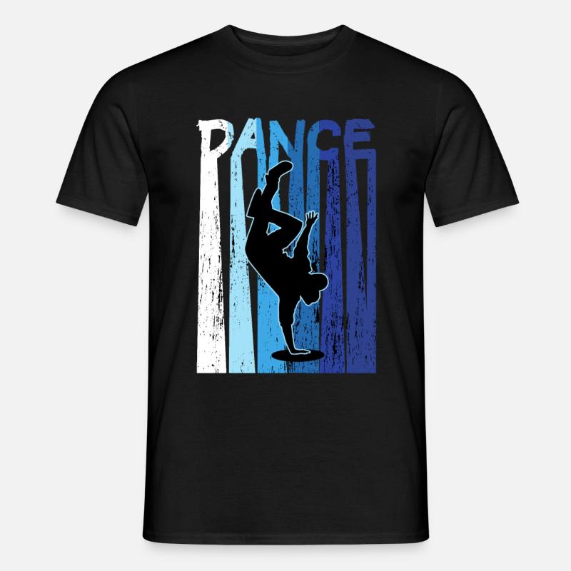 Breakdance B-Boy Dancer - Männer T-Shirt - Schwarz