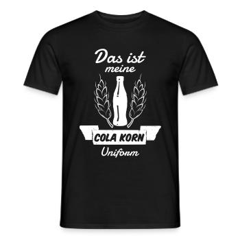 Cola Korn Party Feiern Uniform Vatertag - Männer T-Shirt - Schwarz - Vorne - AI Model Male 178 light (178cm)