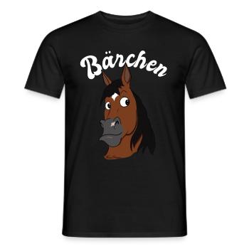 Ein süßer Araber namens Bärchen - Männer T-Shirt - Schwarz - Vorne - AI Model Male 178 light (178cm)