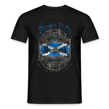 Écosse - T-shirt homme - noir - Devant - AI Model Male 178 light (178cm)