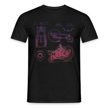 US369860 - T-shirt homme - noir - Devant - AI Model Male 178 light (178cm)