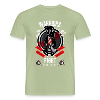 Sparte - T-shirt homme - vert sauge - Devant - AI Model Male 178 light (178cm)