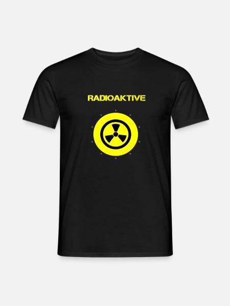 Radioactive Symbol Nerd Gift - Men's T-Shirt - black