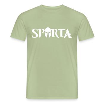 Sparte - T-shirt homme - vert sauge - Devant - AI Model Male 178 light (178cm)