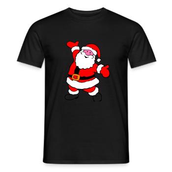 Nicholas - Mænd T-shirt - sort - Foran - AI Model Male 178 light (178cm)