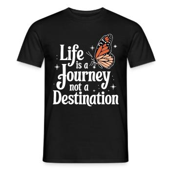 Schmetterling Monarchfalter Bunt Schmetterlinge - Männer T-Shirt - Schwarz - Vorne - AI Model Male 178 light (178cm)